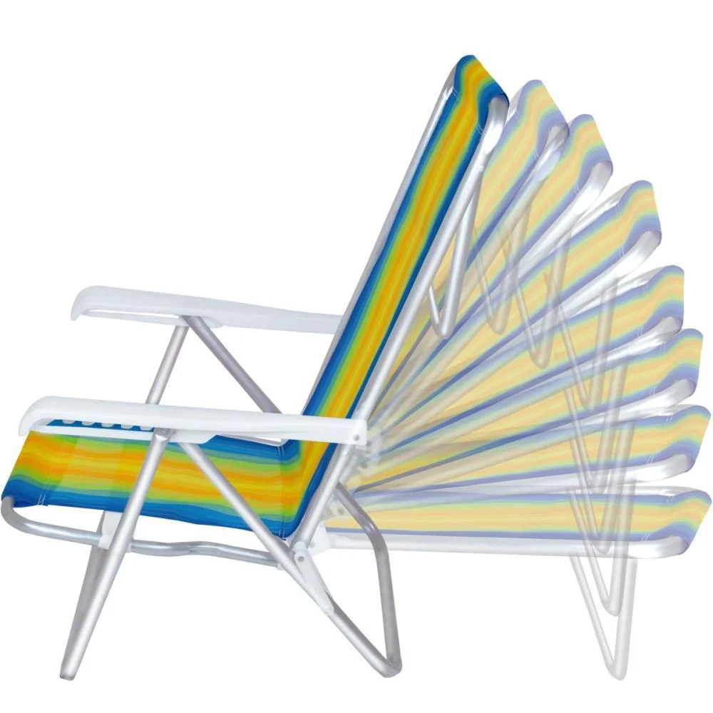 CADEIRA P/PISCINA/PRAIA ALUMINIO 8 POSICOES (S) MOR (UNIDADE) - imagem 5