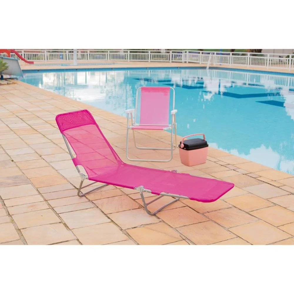 CADEIRA P/PISCINA/PRAIA ESPREGUICADEIRA TEXTILINE (S) MOR (UNIDADE) - imagem 4