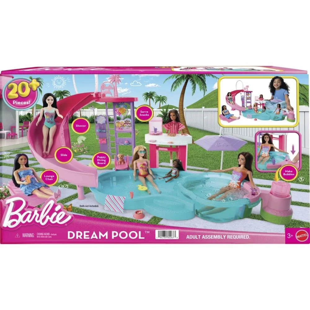 BARBIE ESTATE PISCINA DOS SONHOS MATTEL (UNIDADE) - imagem 9