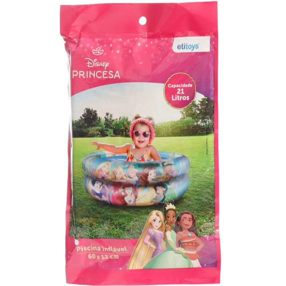 PISCINA PRINCESA INFLAVEL 21 LITROS ETITOYS (UNIDADE) - imagem 4