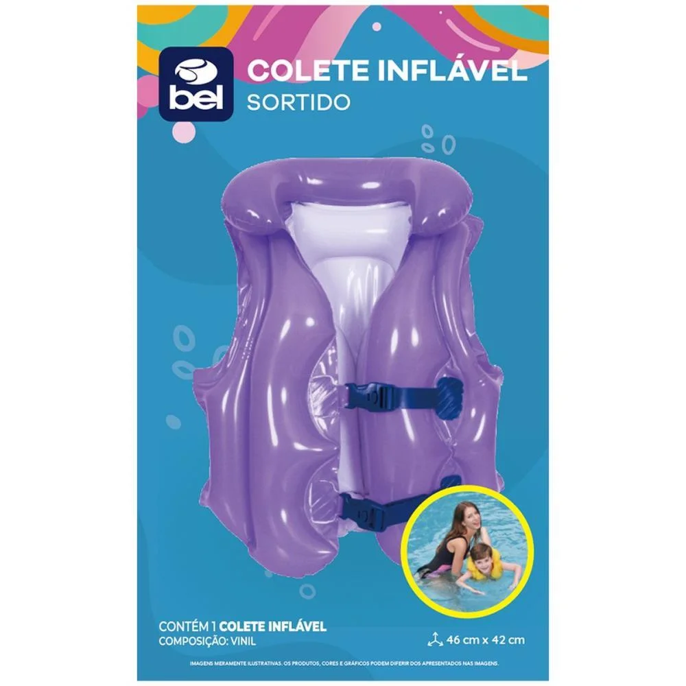 COLETE INFLAVEL INFANTIL SPLASH 46X42CM (S) BEL (UNIDADE) - imagem 5