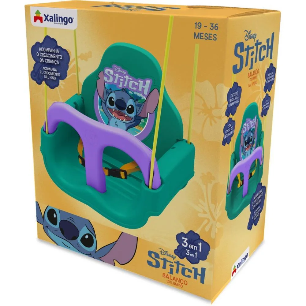BRINQUEDO PARA PLAYGROUND BALANCO STITCH XALINGO (UNIDADE) - imagem 4