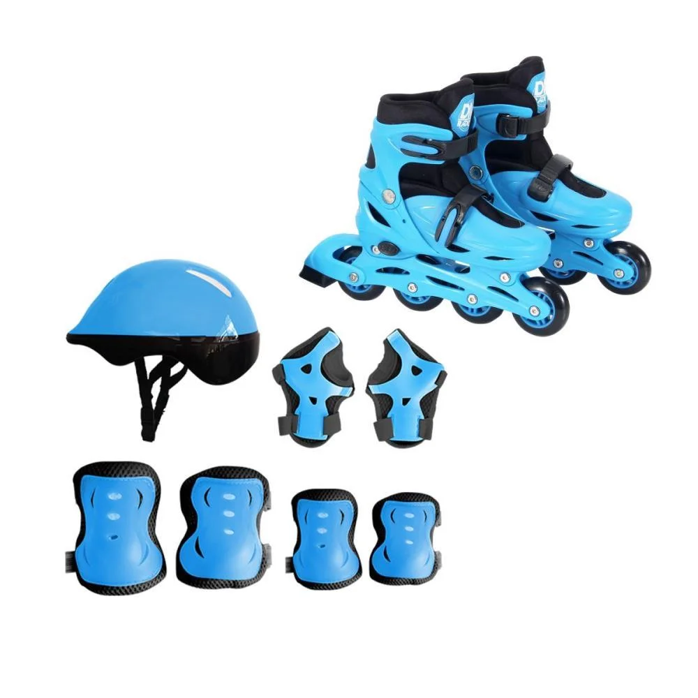 PATINS KIT INLINE AJUST. AZUL N.38-41 DM TOYS (UNIDADE) - imagem 5
