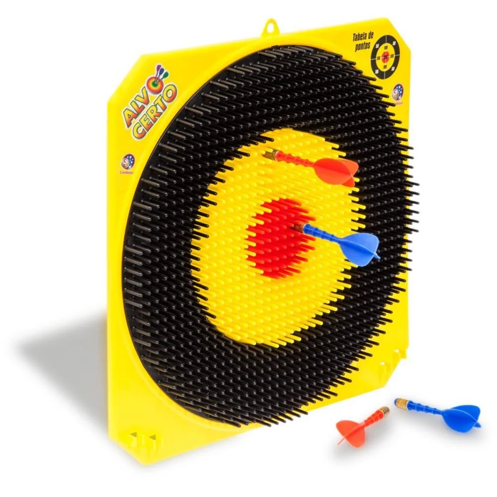 LANCADOR ALVO CERTO C/4 DARDOS CARDOSO TOYS (UNIDADE) - imagem 3