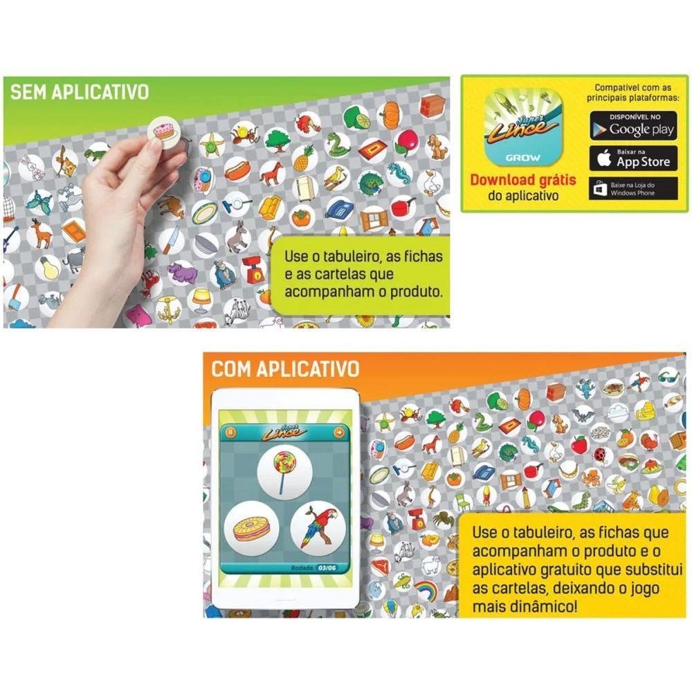 JOGO DE TABULEIRO SUPER LINCE C/APPS GROW (UNIDADE) - imagem 4