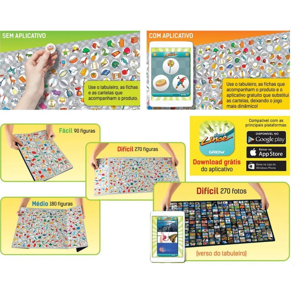 JOGO DE TABULEIRO SUPER LINCE C/APPS GROW (UNIDADE) - imagem 5