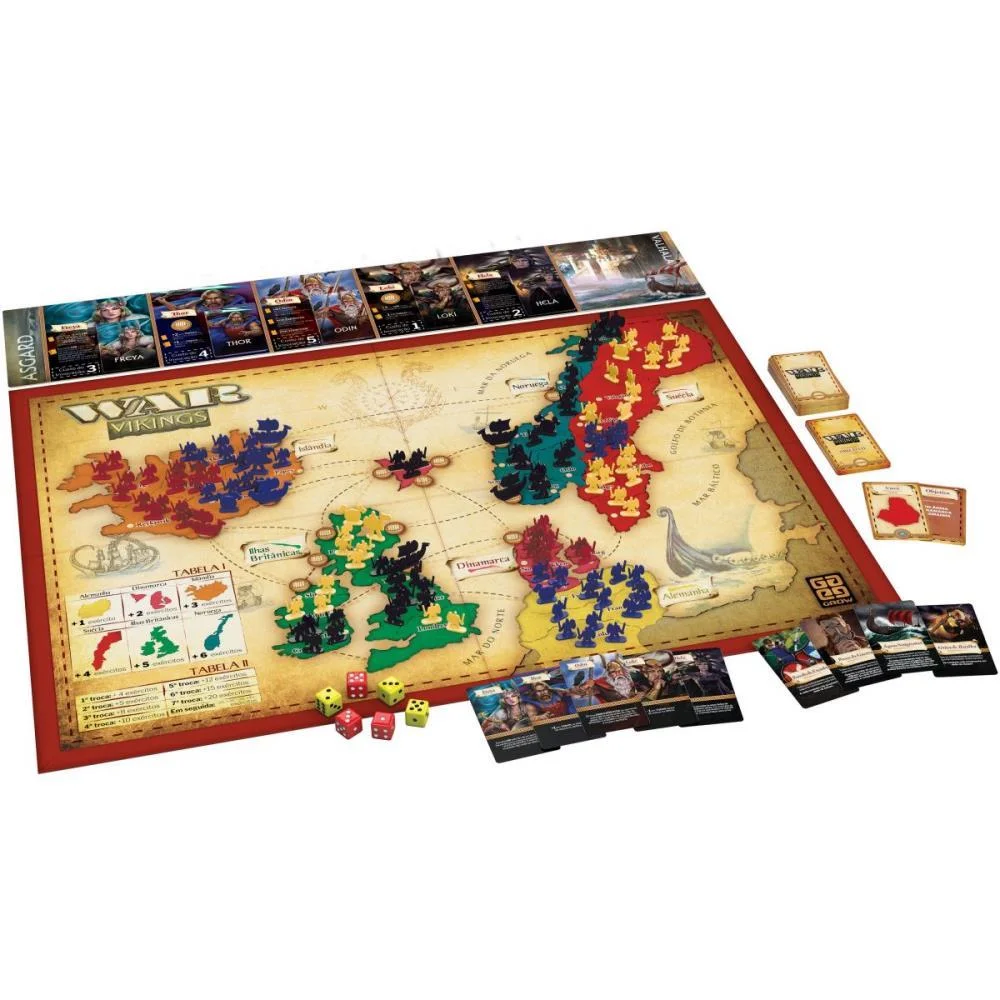 JOGO DE TABULEIRO WAR VIKINGS GROW (UNIDADE) - imagem 4