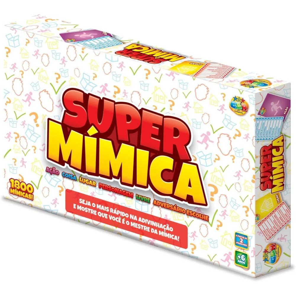 JOGO DE TABULEIRO SUPER MIMICA GGB PLAST (UNIDADE) - imagem 2