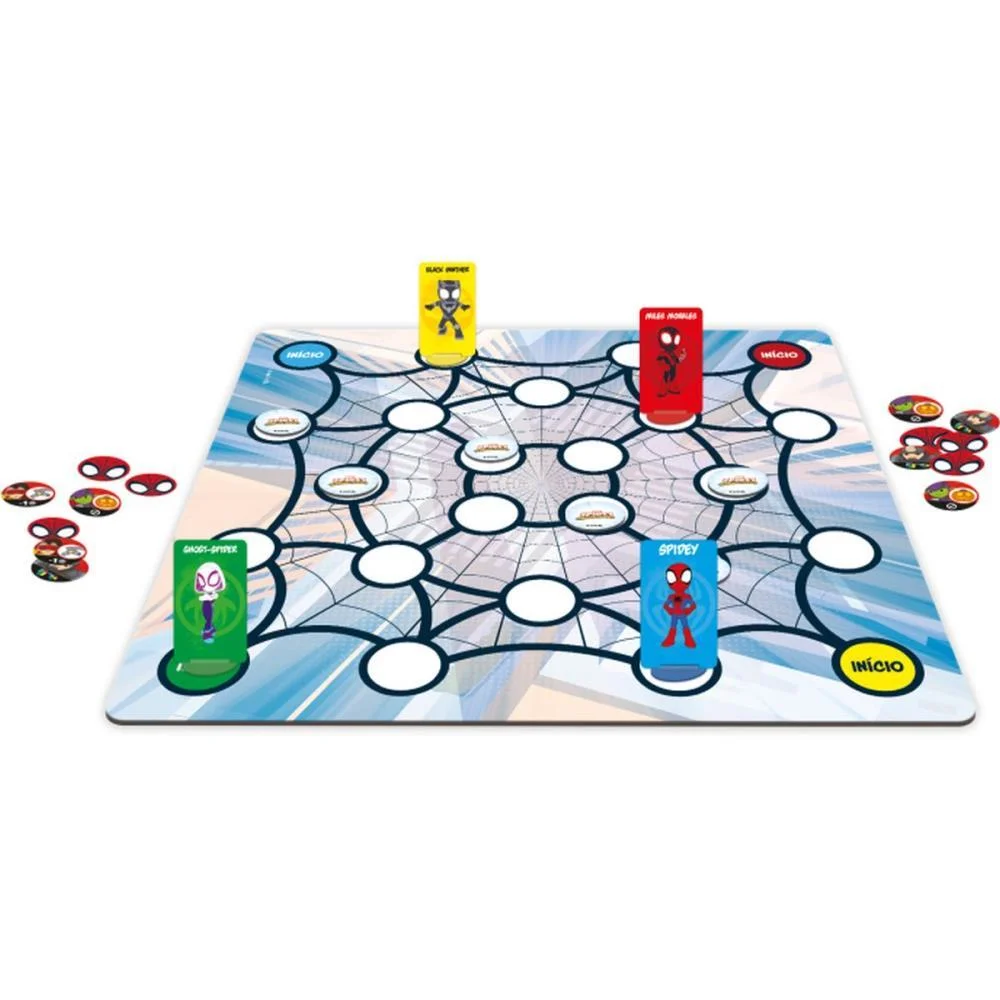 JOGO DE TABULEIRO SPIDEY BATALHA SOBRE TEIAS COPAG (UNIDADE) - imagem 4