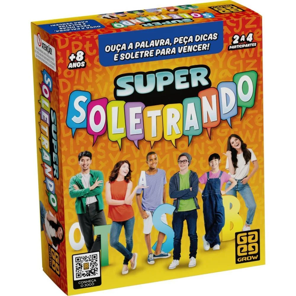 JOGO DE TABULEIRO SUPER SOLETRANDO GROW (UNIDADE) - imagem 5