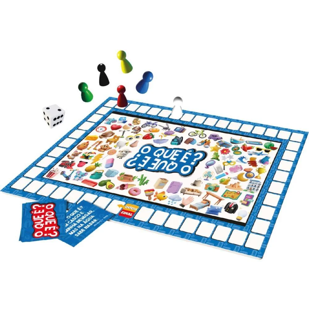 JOGO DE TABULEIRO O QUE E O QUE E BRINC. DE CRIANCA (UNIDADE) - imagem 3