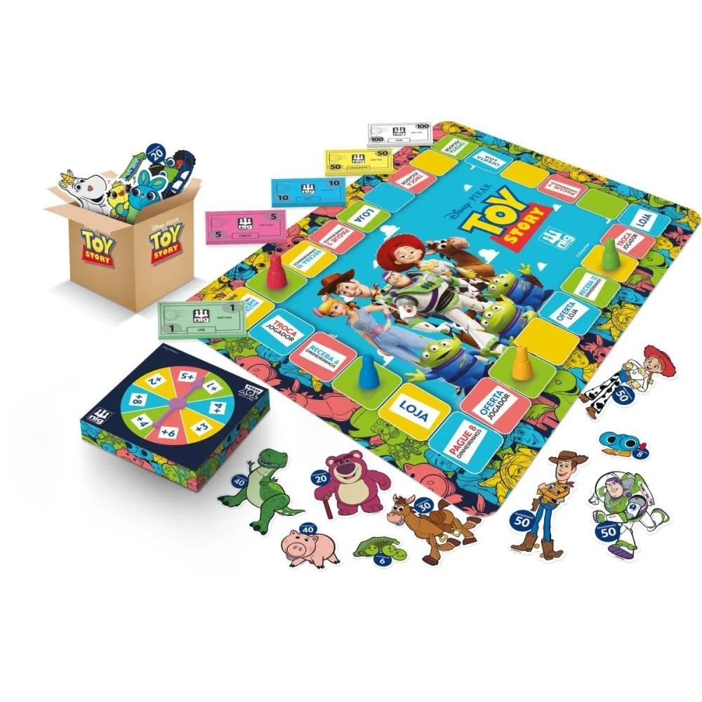 JOGO DE TABULEIRO TOY STORY DIA DE COMPRAS NIG BRINQUEDOS (UNIDADE) - imagem 3