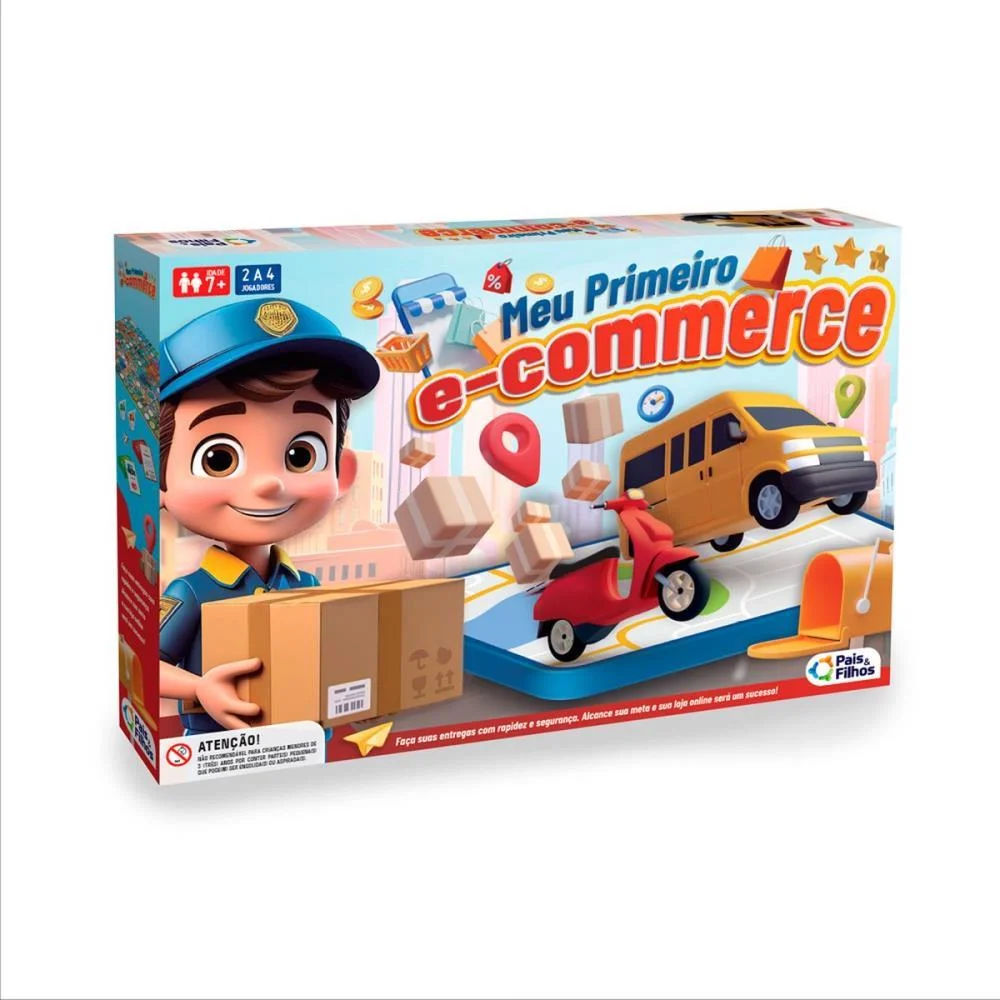 JOGO DE TABULEIRO MEU PRIMEIRO E-COMMERCE PAIS E FILHOS (UNIDADE) - imagem 2