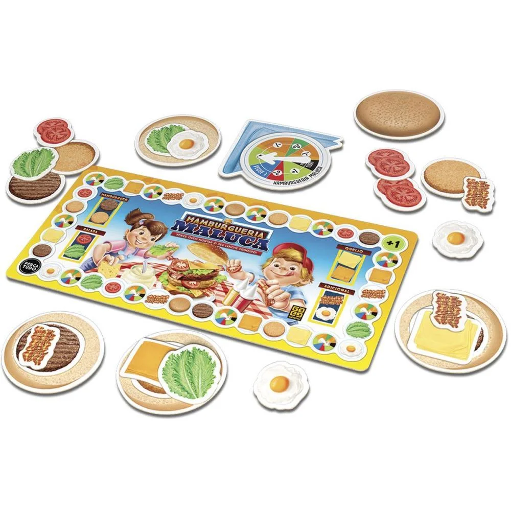 JOGO DE TABULEIRO HAMBURGUERIA MALUCA GROW (UNIDADE) - imagem 4