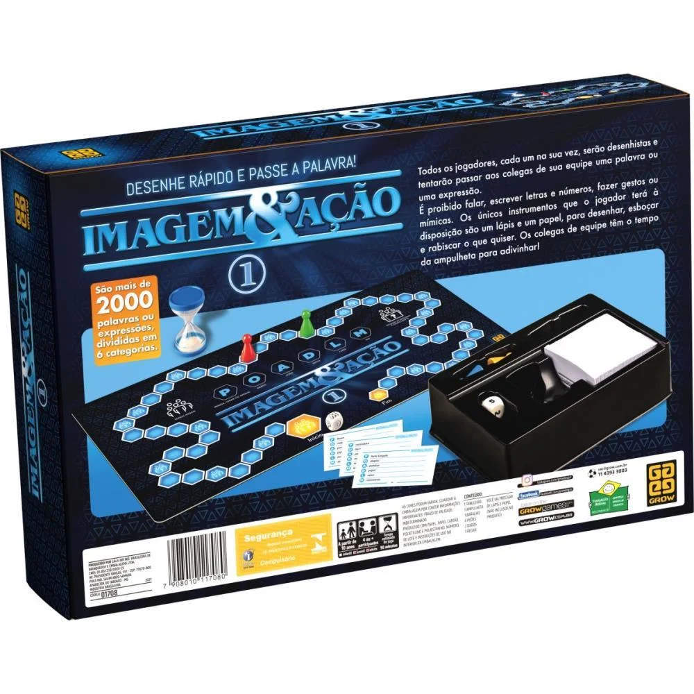 JOGO DE TABULEIRO IMAGEM E ACAO 1 GROW (UNIDADE) - imagem 5
