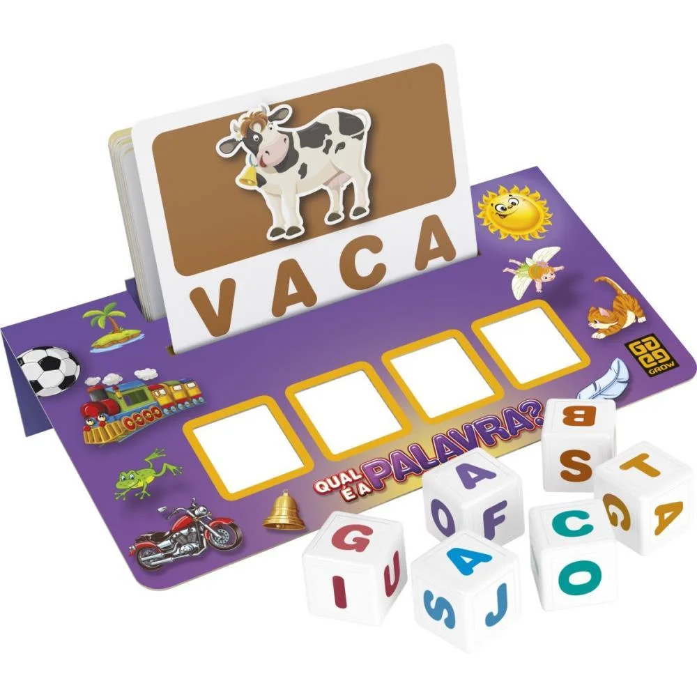 JOGO DE TABULEIRO QUAL E A PALAVRA GROW (UNIDADE) - imagem 3