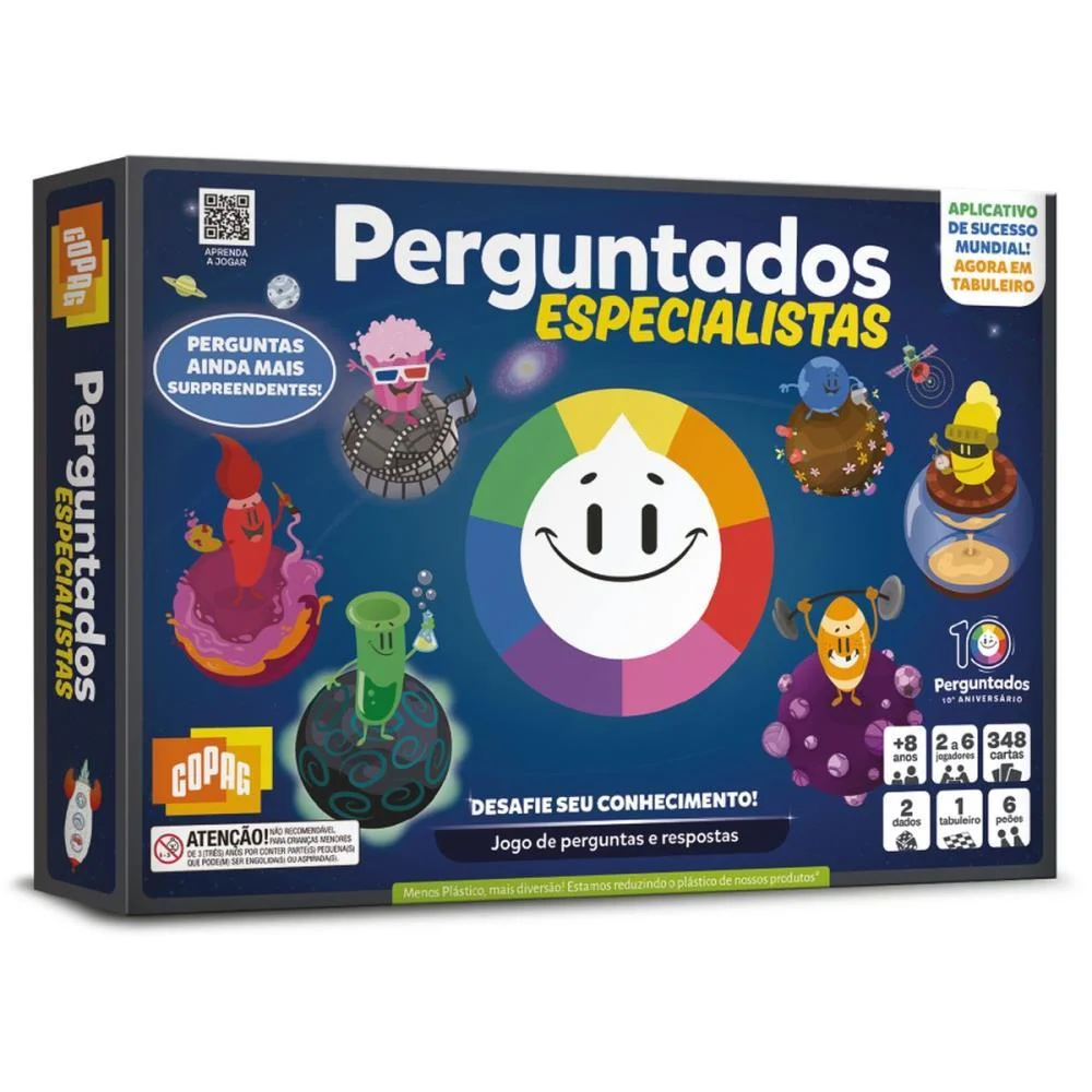 JOGO DE TABULEIRO PERGUNTADOS ESPECIALISTA COPAG (UNIDADE) - imagem 2