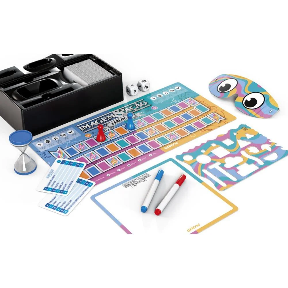 JOGO DE TABULEIRO IMAGEM E ACAO MALUCO GROW (UNIDADE) - imagem 4