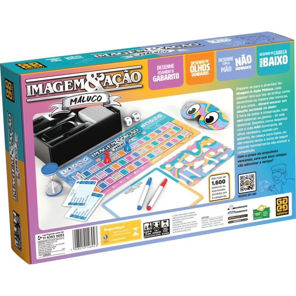 JOGO DE TABULEIRO IMAGEM E ACAO MALUCO GROW (UNIDADE) - imagem 5