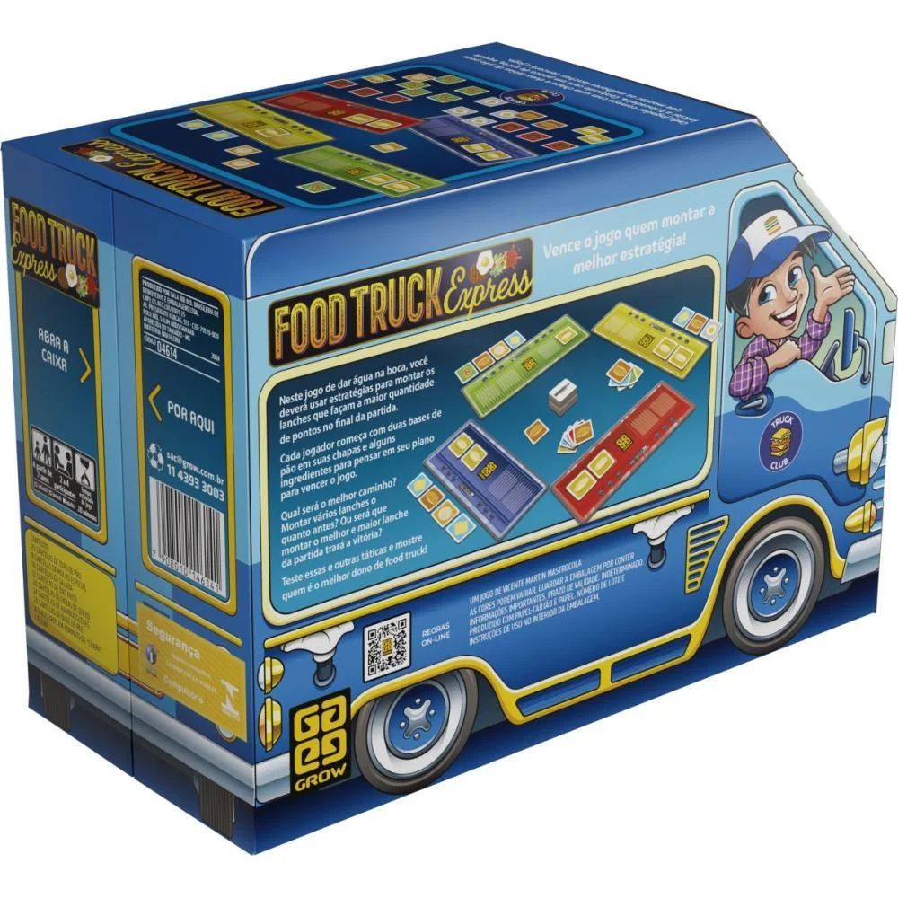 JOGO DE TABULEIRO FOOK TRUCK EXPRESS GROW (UNIDADE) - imagem 4