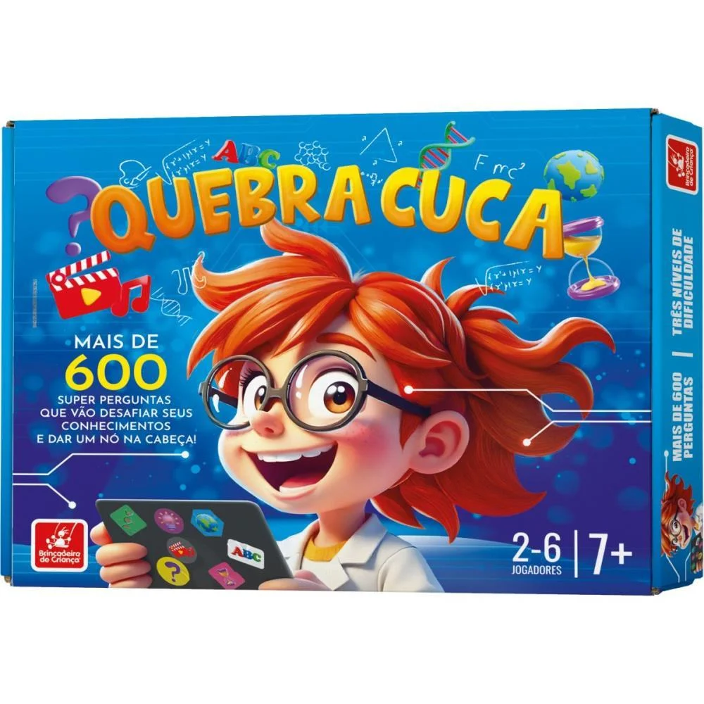 JOGO DE TABULEIRO QUEBRA CUCA BRINC. DE CRIANCA (UNIDADE) - imagem 2