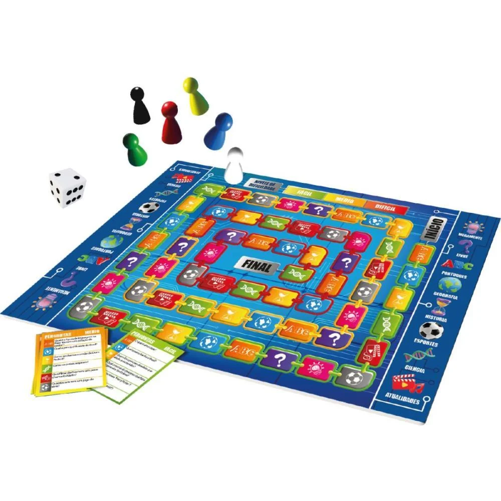 JOGO DE TABULEIRO QUEBRA CUCA BRINC. DE CRIANCA (UNIDADE) - imagem 3