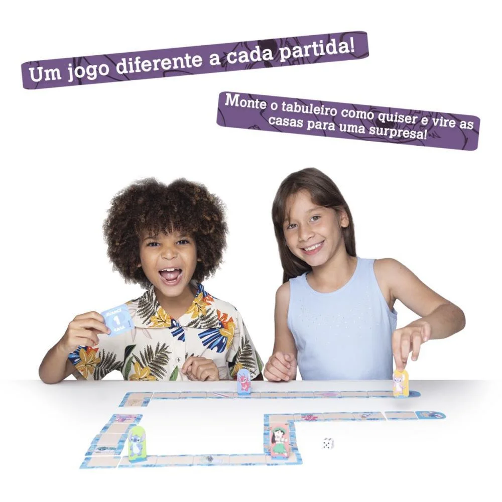 JOGO DE TABULEIRO STITCH SUPER TRILHA TOYSTER (UNIDADE) - imagem 5
