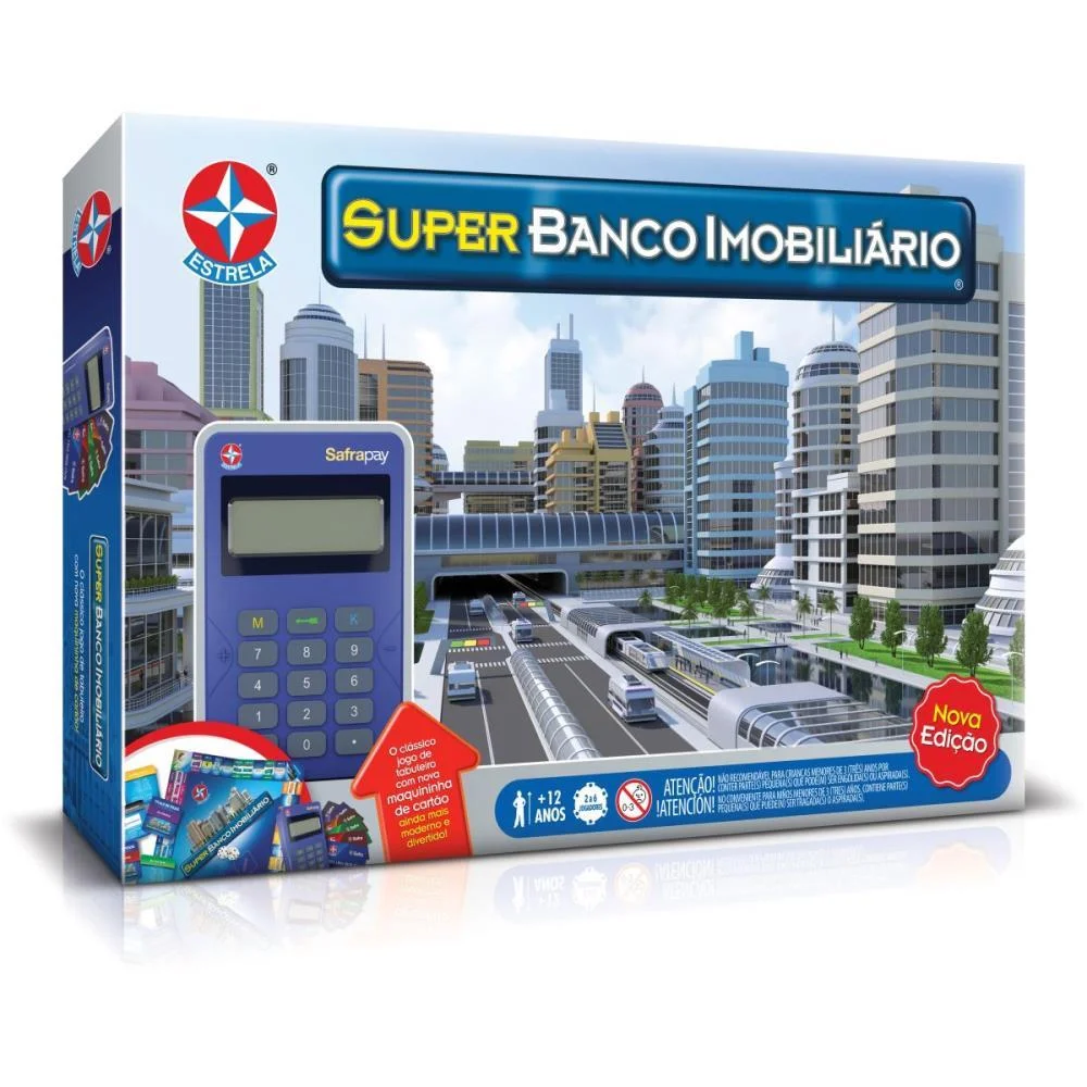 JOGO DE TABULEIRO BANCO IMOBILIARIO SUPER ESTRELA (UNIDADE) - imagem 3