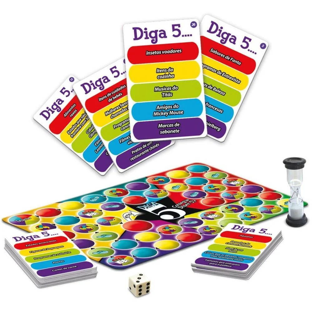JOGO DE TABULEIRO DIGA 5 ESTRELA (UNIDADE) - imagem 3
