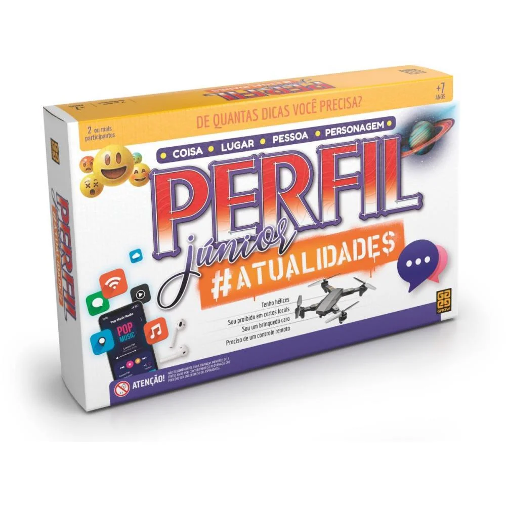 JOGO DE TABULEIRO PERFIL JUNIOR ATUALIDADES GROW (UNIDADE) - imagem 5