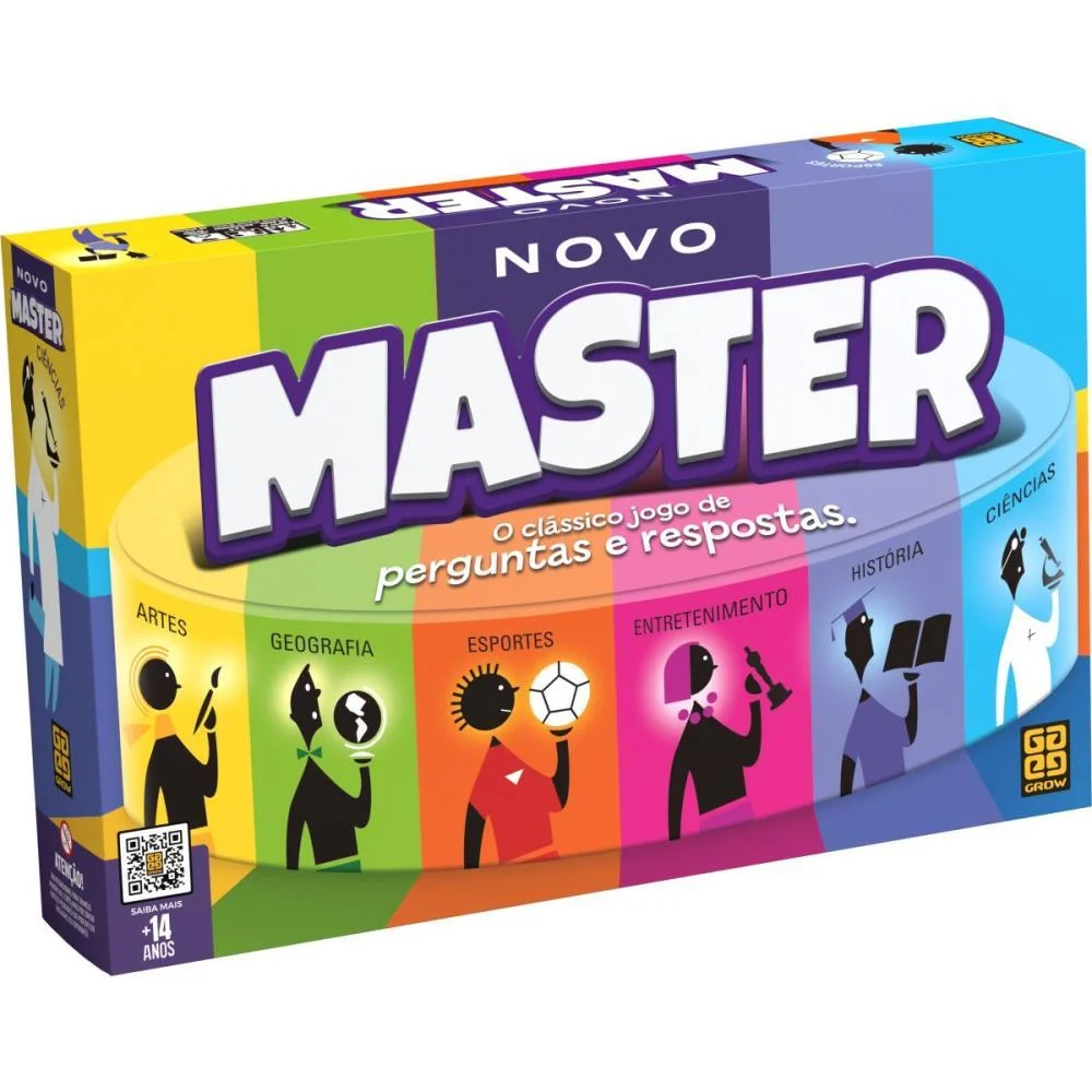 JOGO DE TABULEIRO MASTER PERGUNTAS E RESPOSTAS GROW (UNIDADE) - imagem 2