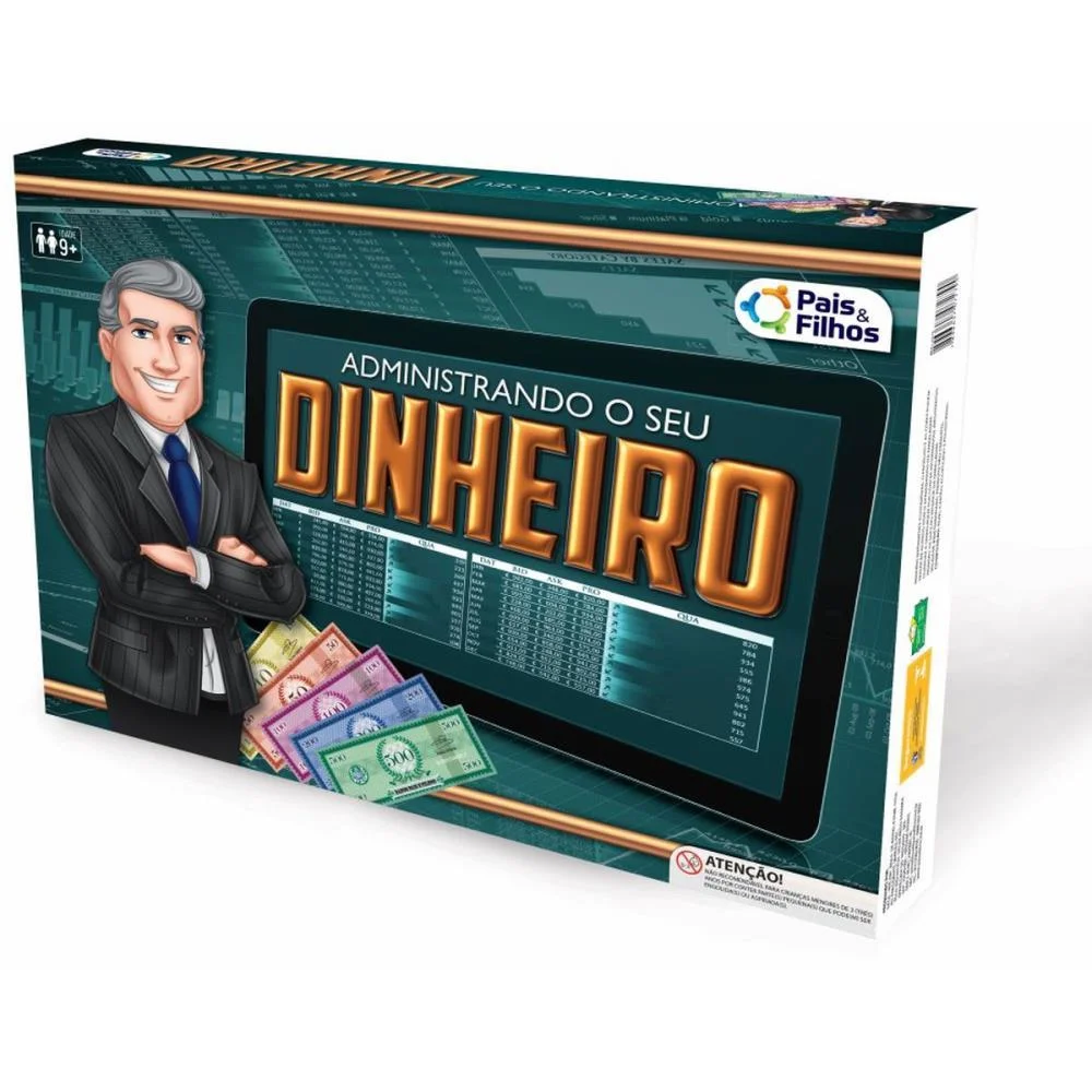 JOGO DE TABULEIRO ADMINISTRANDO O SEU DINHEIRO PAIS E FILHOS (UNIDADE) - imagem 4