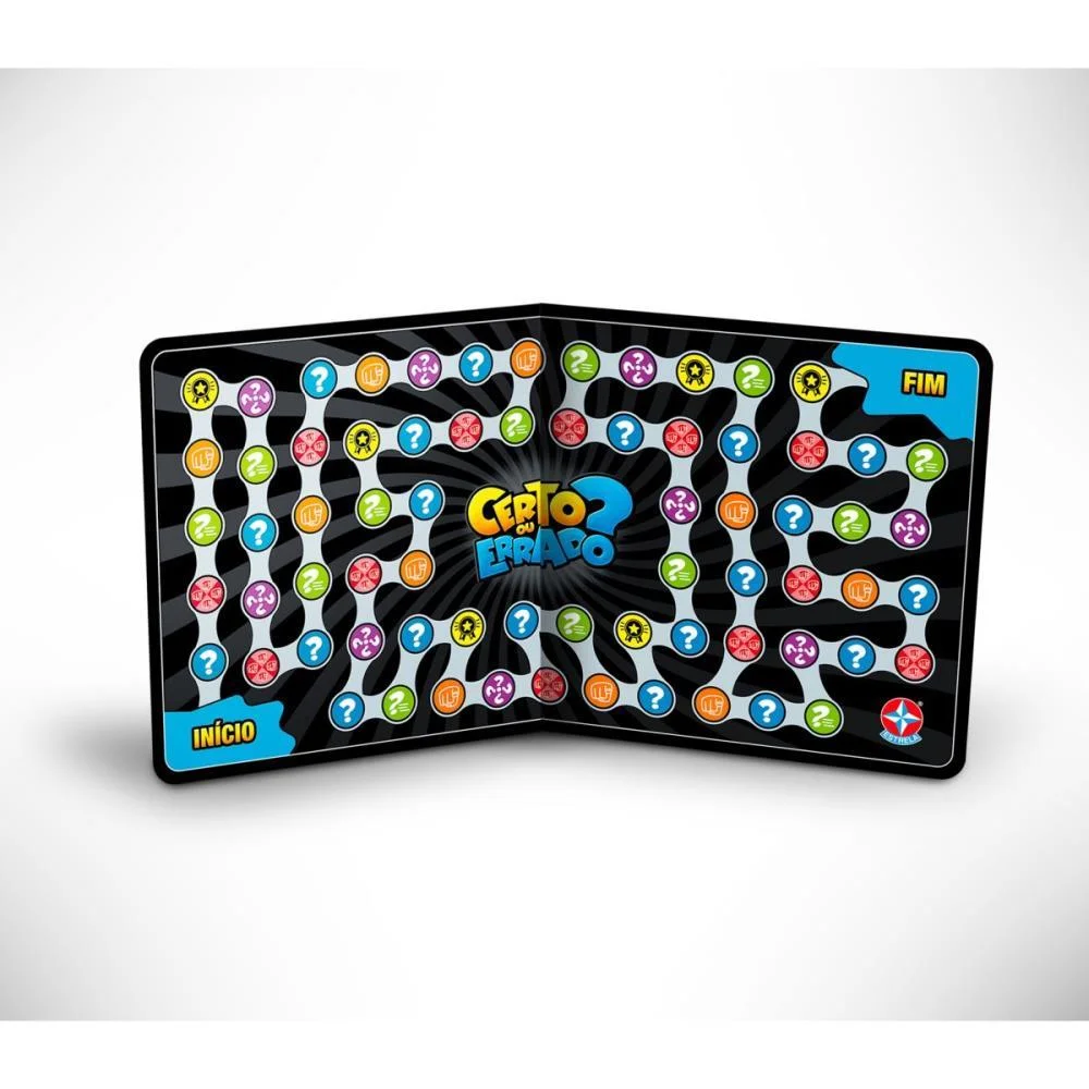 JOGO DE TABULEIRO CERTO OU ERRADO ESTRELA (UNIDADE) - imagem 3