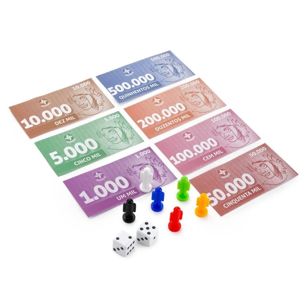 JOGO DE TABULEIRO BANCO IMOBILIARIO BRASIL ESTRELA (UNIDADE) - imagem 4