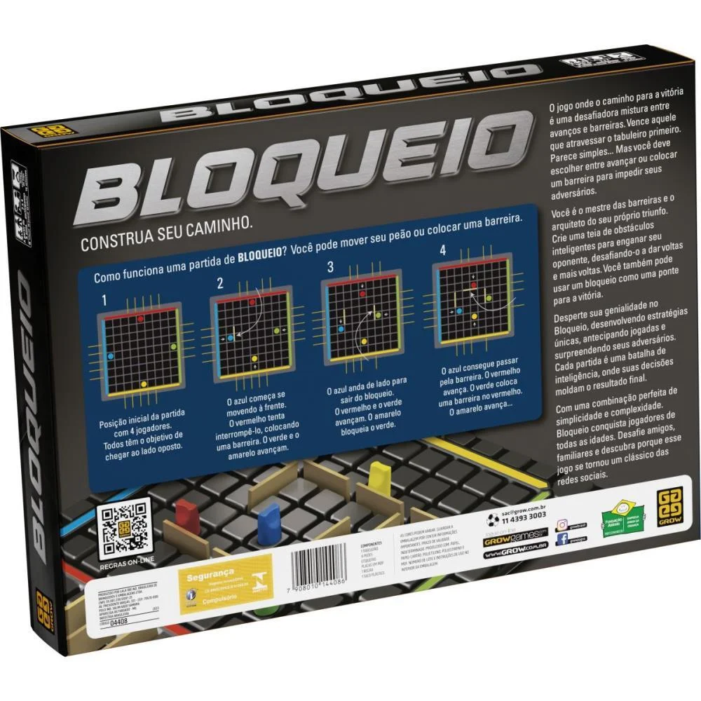 JOGO DE TABULEIRO BLOQUEIO GROW (UNIDADE) - imagem 5
