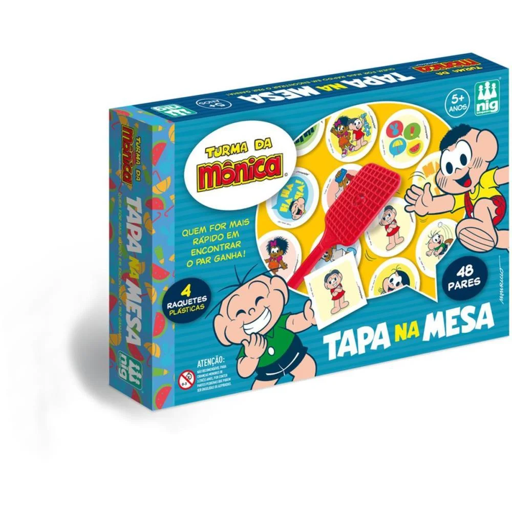 JOGO DIVERSO T.DA MONICA TAPA NA MESA NIG BRINQUEDOS (UNIDADE) - imagem 4