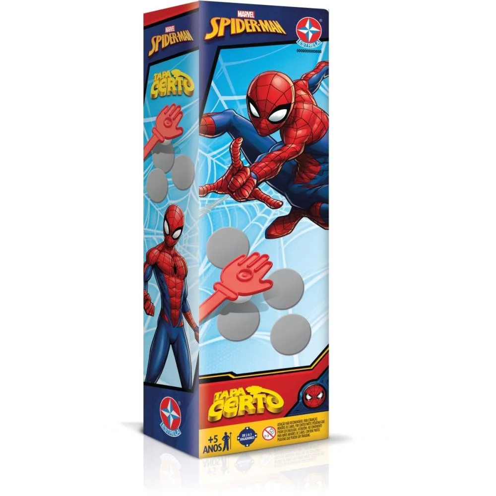 JOGO DIVERSO SPIDER-MAN TAPA CERTO ESTRELA (UNIDADE) - imagem 4