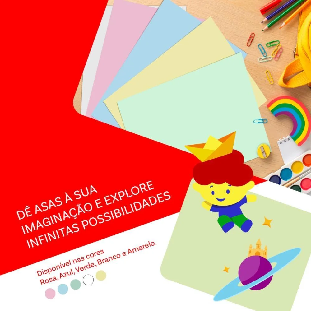 PAPEL SULFITE A4 COLORIDO CHAMEQUINHO 75G VERDE CHAMEX (PCT/100) - imagem 5