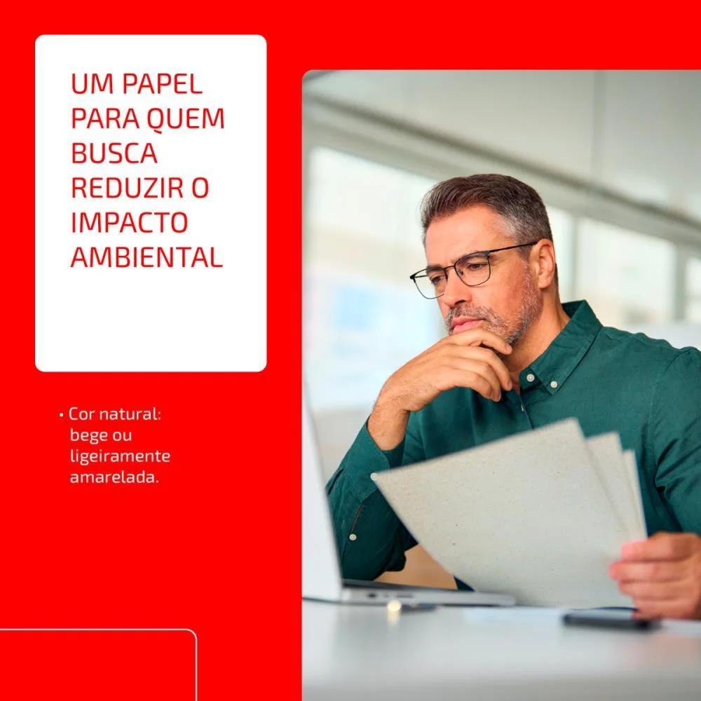 PAPEL SULFITE A4 RECICLADO CHAMEX ECO 75G 500 FLS. CHAMEX (PACOTE) - imagem 5