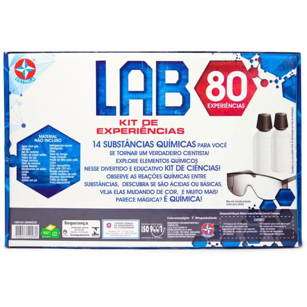 JOGO DIVERSO LAB 80 ESTRELA (UNIDADE) - imagem 4