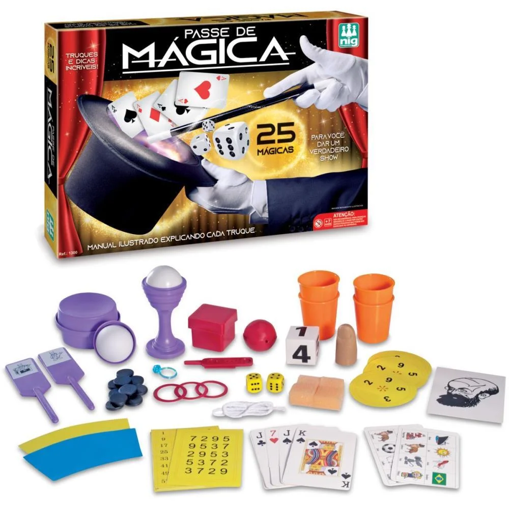 JOGO DIVERSO PASSE DE MAGICA NIG BRINQUEDOS (UNIDADE) - imagem 5