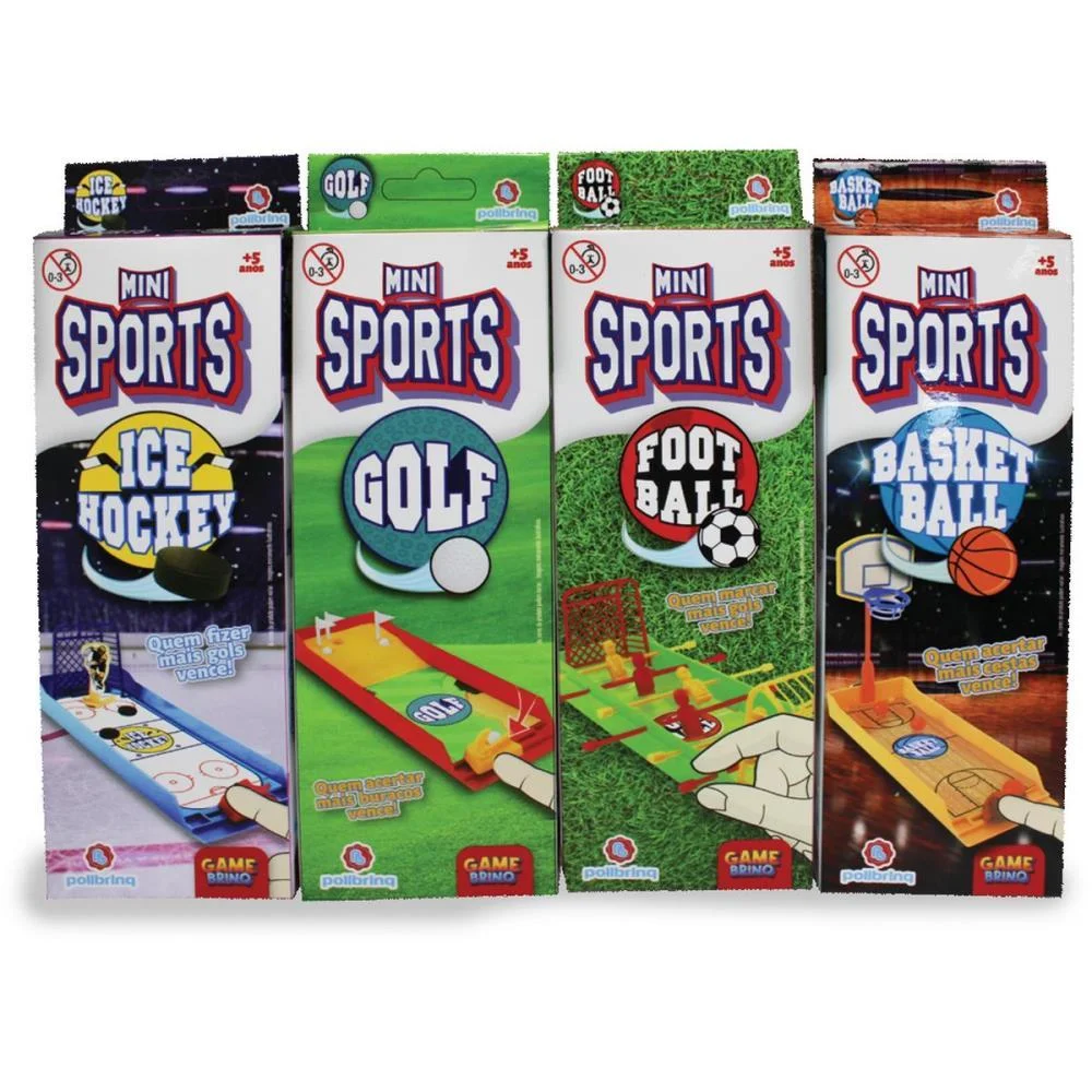 JOGO DIVERSO MINI SPORTS 4 MODELOS SORTIDOS POLIBRINQ (DP.C/16) - imagem 4