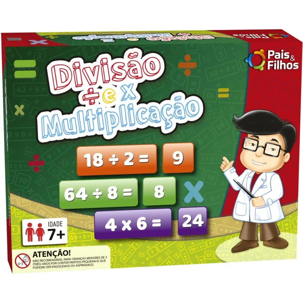 JOGO DIVERSO DIVISAO E MULTIPLICACAO PAIS E FILHOS (UNIDADE) - imagem 6