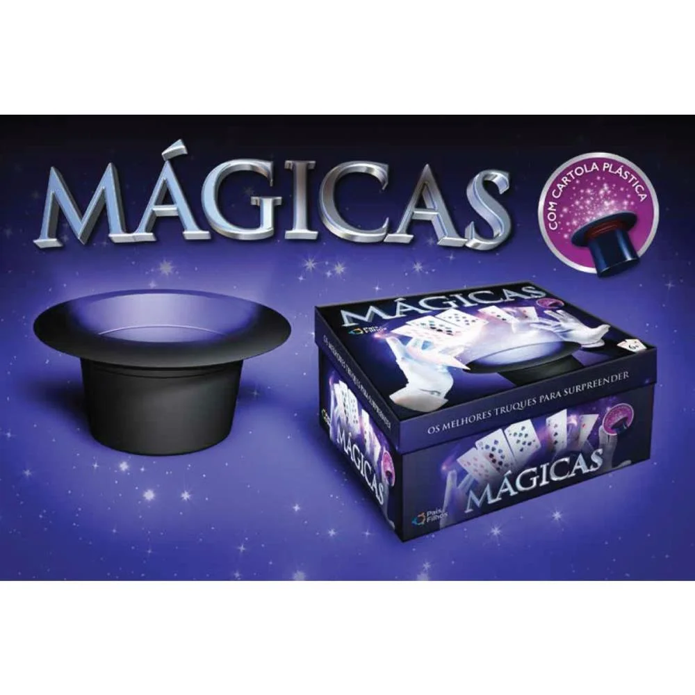 JOGO DIVERSO MAGICA C/CARTOLA PLASTICA PAIS E FILHOS (UNIDADE) - imagem 3