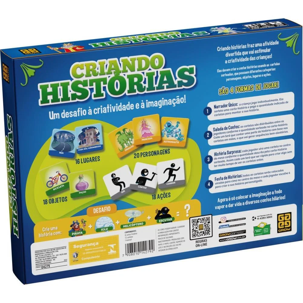 JOGO DIVERSO CRIANDO HISTORIAS GROW (UNIDADE) - imagem 5