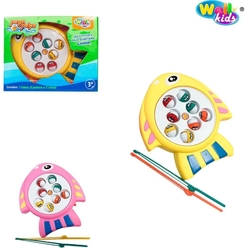 JOGO DIVERSO PEGA PEIXE HAPPY C/SOM 11PC(S) WELLMIX (UNIDADE) - imagem 4