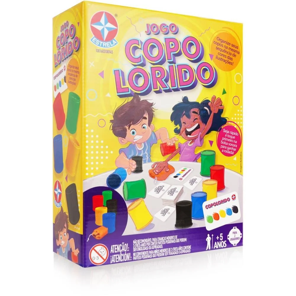JOGO DIVERSO COPOLORIDO ESTRELA (UNIDADE) - imagem 2