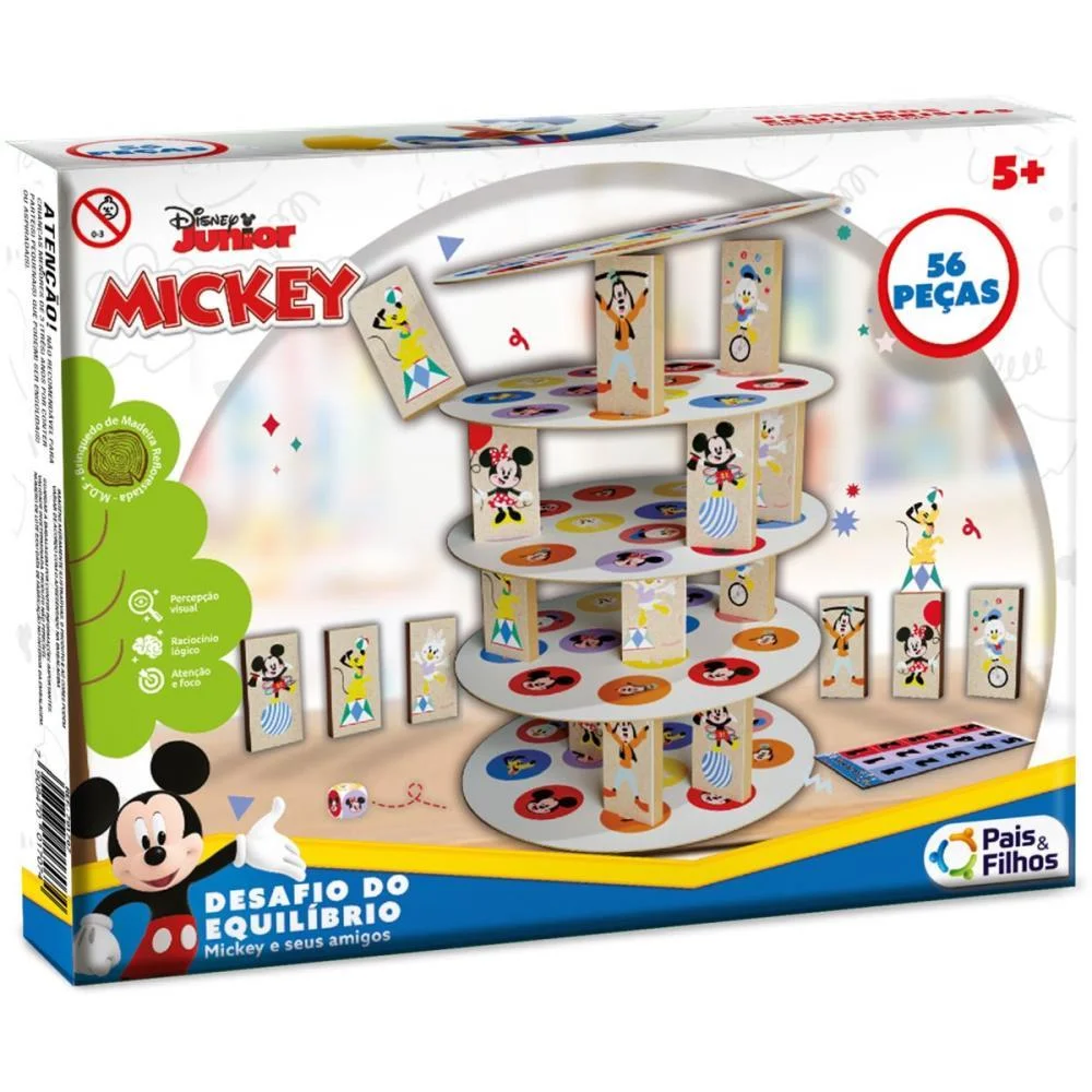 JOGO DIVERSO MICKEY DESAFIO DO EQUILIBRIO PAIS E FILHOS (UNIDADE) - imagem 2