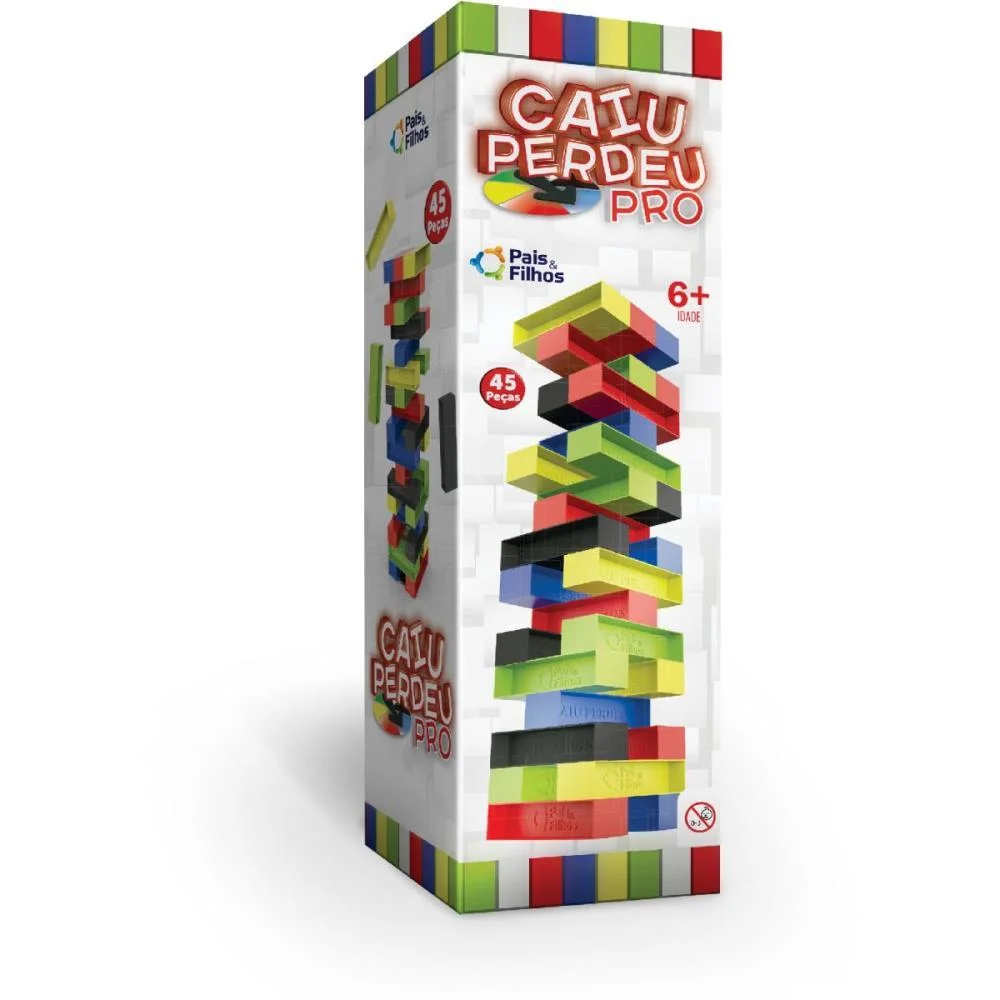 JOGO DIVERSO CAIU PERDEU PRO 45PCS PAIS E FILHOS (UNIDADE) - imagem 3