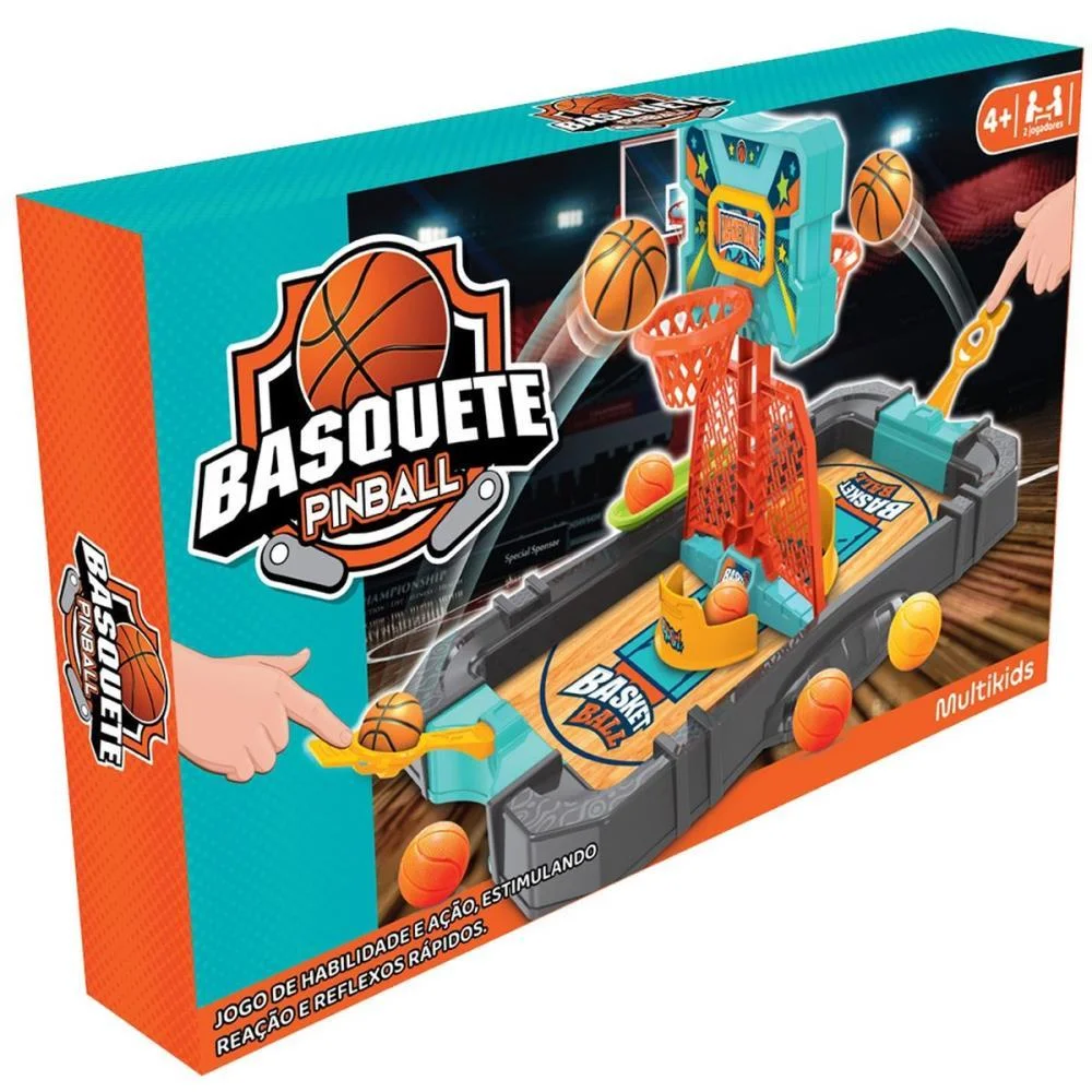 JOGO DIVERSO BASQUETE PINBALL MULTIKIDS (UNIDADE) - imagem 4